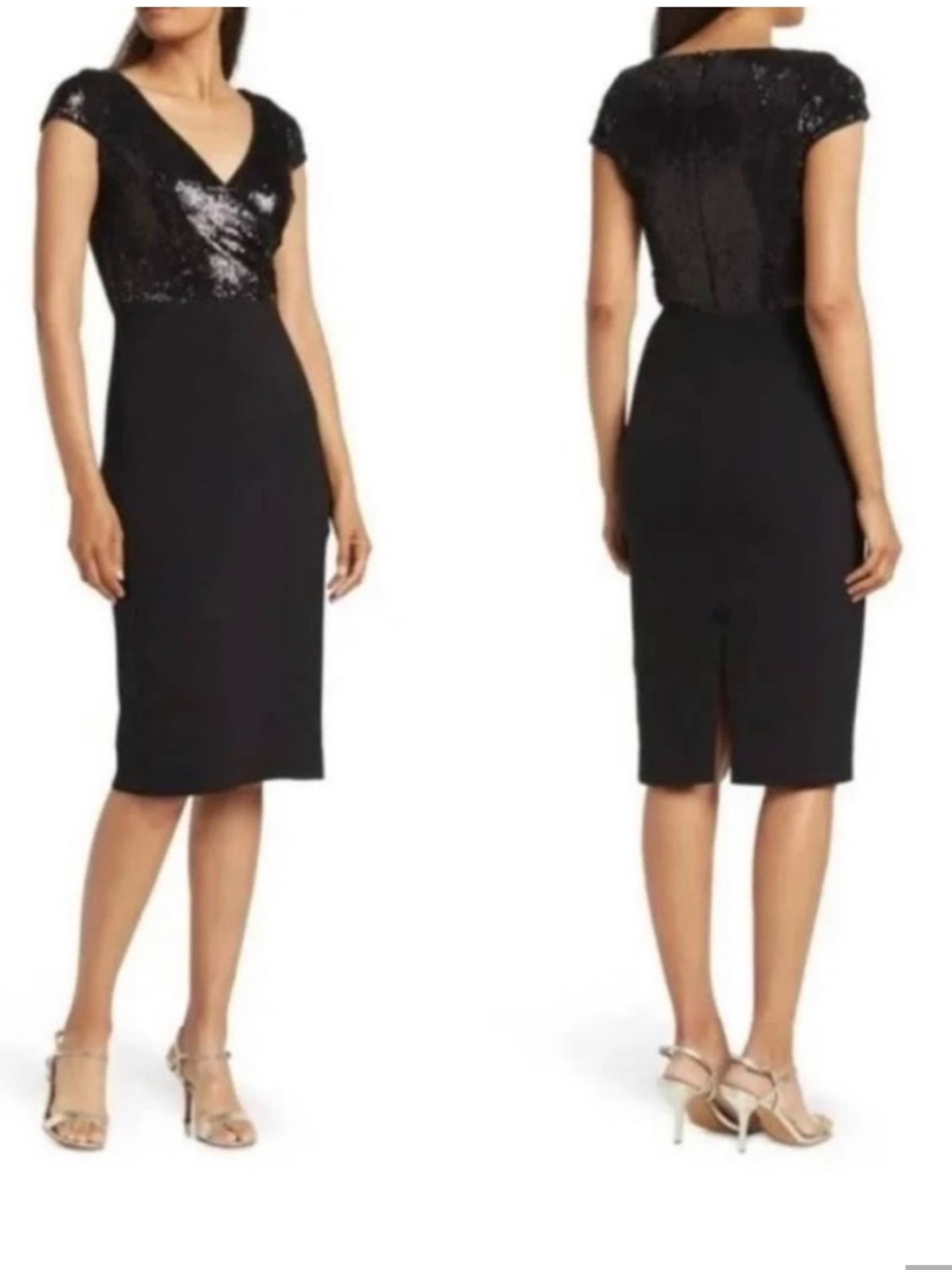 Dress the Population Jaleah Black Sequin dress - Picture 2 of 13